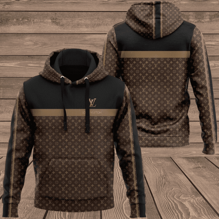 Louis Vuitton Unisex Pullover 3D Hoodie For Men Women LV Luxury IHT1354
