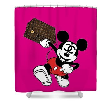 Louis Vuitton x Chanel Luxury Shower Curtain