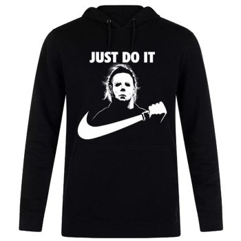 Michael Myers Nike Just Do It Unisex Pullover Hoodie