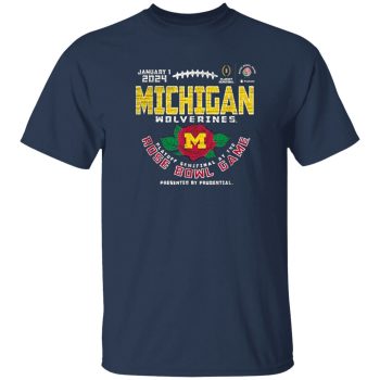 Michigan Rose Bowl 2024 Cfp Semi Vintage Flower Unisex LongSleeve Shirt