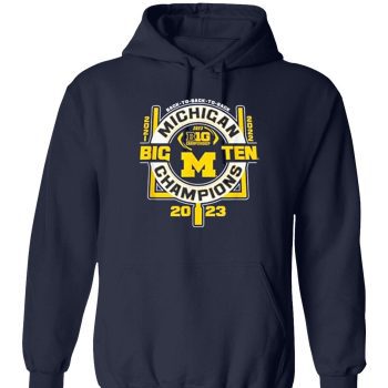 Michigan University Championship 2023 Football Unisex Pullover Hoodie