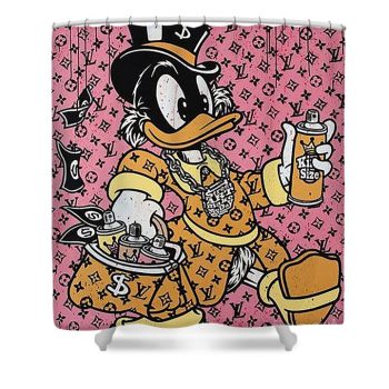 Mickey Mouse Louis Vuitton Luxury Shower Curtain