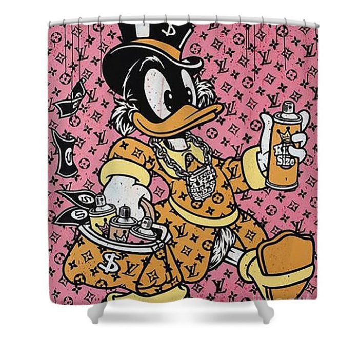 Mickey Mouse Louis Vuitton Luxury Shower Curtain