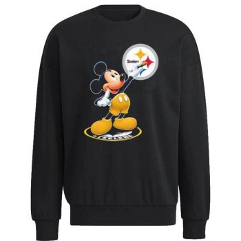 Mickey Mouse Nfl Pittsburgh Steelers Logo 2023 Unisex Sweatshirt