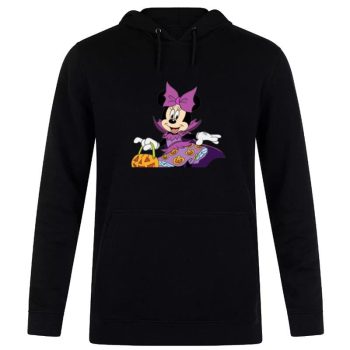 Minnie Witch Minnie Mouse Trip Witch Toddler Halloween Unisex Pullover Hoodie