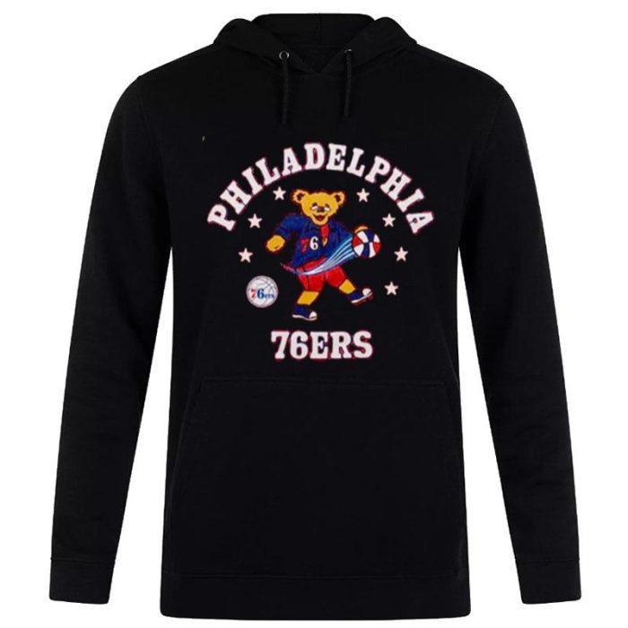 NBA X Grateful Dead X Philadelphia 76Ers Unisex Pullover Hoodie