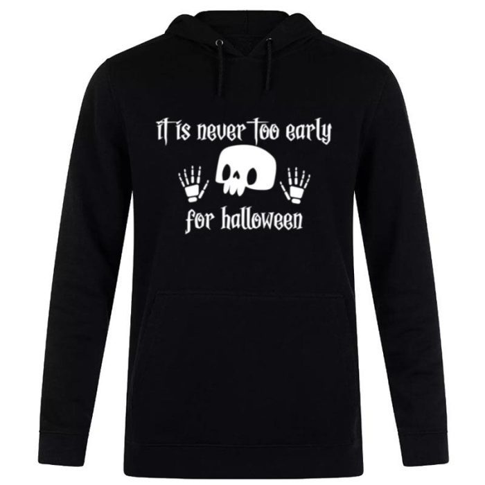 Never Too Late Forforwicked Witch Funny Disney Halloween Unisex Pullover Hoodie