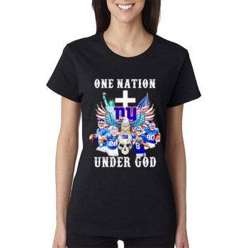 New York Giants One Nation Under God Women Lady T-Shirt