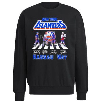 New York Islanders Abbey Road 2023 Nassau Way Signatures Unisex Sweatshirt