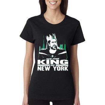 New York Jets Aaron Rodgers King Of New York Women Lady T-Shirt