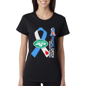 New York Jets Crucial Catch Intercept Diabetes 2023 Women Lady T-Shirt