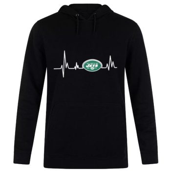 New York Jets Heartbeat Unisex Pullover Hoodie