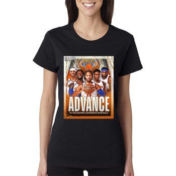 New York Knicks 2023 Advance To The Eastern Conference Semifinals Women Lady T-Shirt
