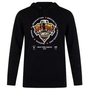 New York Knicks 2023 Manhattan Brooklyn Staten Island Unisex Pullover Hoodie