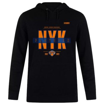 New York Knicks 2023 NBA Playoffs Jump Ball Unisex Pullover Hoodie