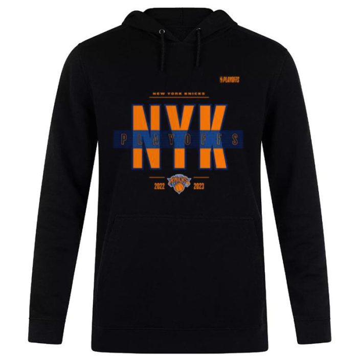 New York Knicks 2023 NBA Playoffs Jump Ball Unisex Pullover Hoodie