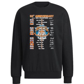 New York Knicks 50Th Anniversary 1973 – 2023 nba Champions Roster Unisex Sweatshirt
