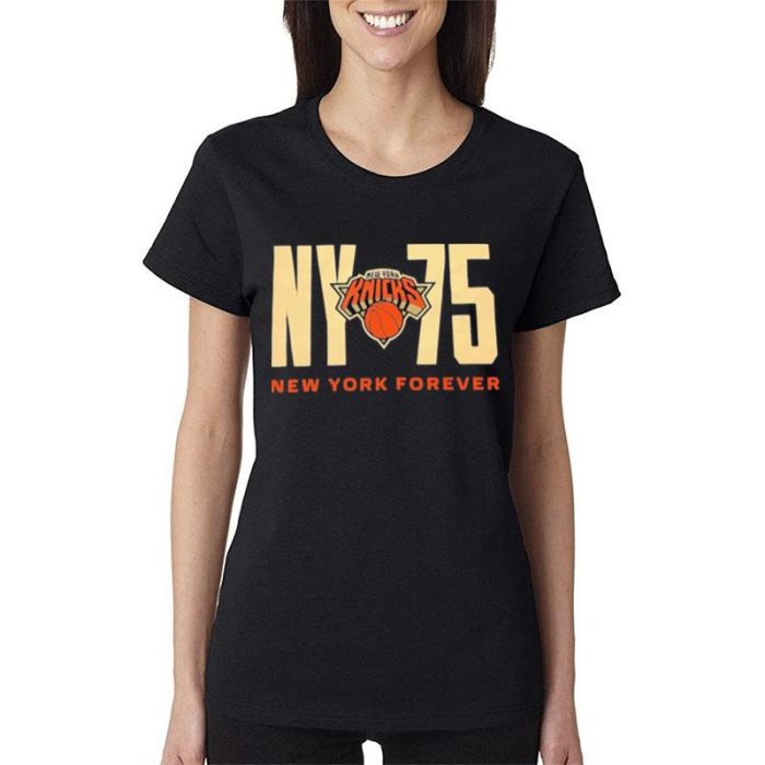 New York Knicks Ny75 New York Forever Women Lady T-Shirt