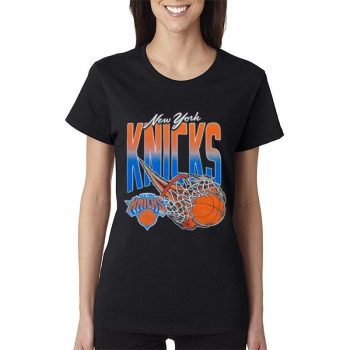 New York Knicks On Fire Nba Women Lady T-Shirt