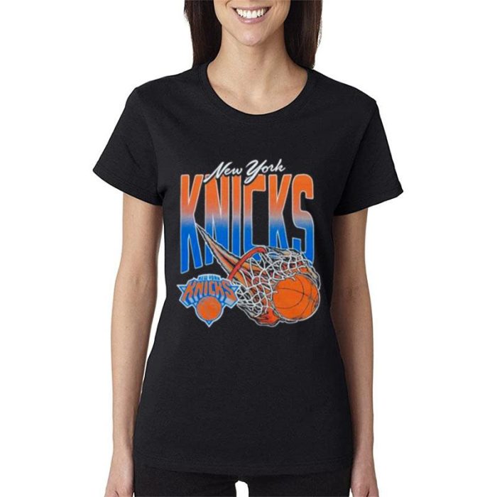 New York Knicks On Fire Nba Women Lady T-Shirt