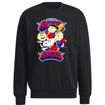 New York Knicks Snoopy Dog Friends Unisex Sweatshirt