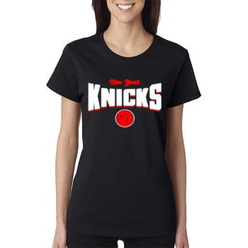 New York Knicks Word Arch Graphic Women Lady T-Shirt