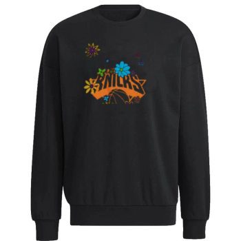 New York Knicks nba Flower Power Logo Unisex Sweatshirt