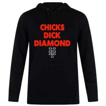 New York Mets Chicks Dick Diamond Unisex Pullover Hoodie