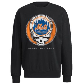 New York Mets Grateful Dead Steal Your Base Unisex Sweatshirt