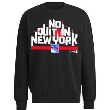 New York Rangers 2023 Stanley Cup Playoffs Driven No Quit In New York Unisex Sweatshirt