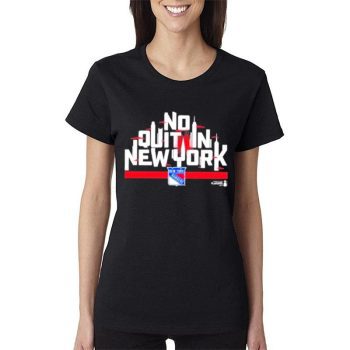 New York Rangers 2023 Stanley Cup Playoffs Driven No Quit In New York Women Lady T-Shirt