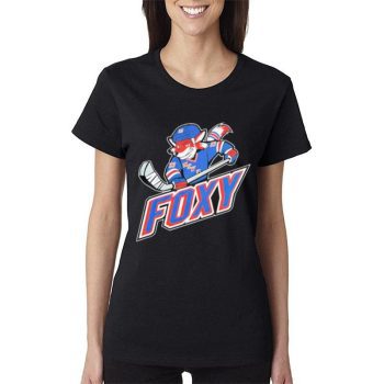 New York Rangers Adam Fox Foxy Women Lady T-Shirt