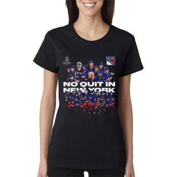 New York Rangers All Team Stanley Cup Playoff 2023 Women Lady T-Shirt