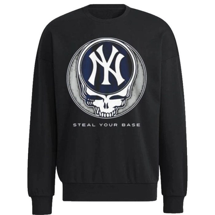 New York Yankees Grateful Dead Steal Your Base Unisex Sweatshirt