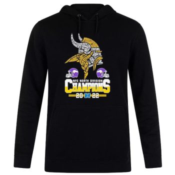 Nfc North Division Champions 2022 Minnesota Vikings Logo Unisex Pullover Hoodie