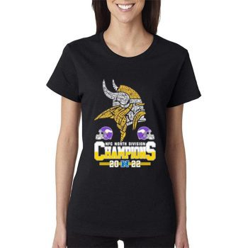 Nfc North Division Champions 2022 Minnesota Vikings Logo Women Lady T-Shirt