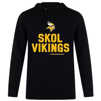 Nffl Minnesota Vikings Team Slogan Skol Vikings Unisex Pullover Hoodie