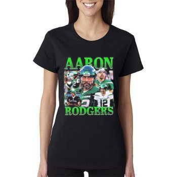 Nfl Aaron Rodgers Classic 90S Graphic Tee New York Jets Women Lady T-Shirt