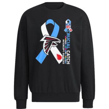 Nfl Atlanta Falcons Crucial Catch Intercept Diabetes Unisex Sweatshirt