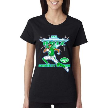 Nfl Blitz Garrett Wilson New York Jets Women Lady T-Shirt