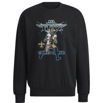 Nfl Blitz Saints Chris Olave New Orleans Saints Unisex Sweatshirt