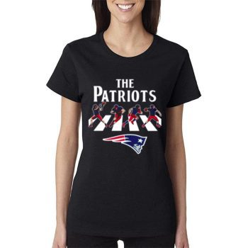 Nfl Football New England Patriots The Beatles Rock Band Patriots Women Lady T-Shirt