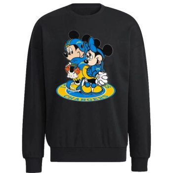 Nfl Los Angeles Chargers Mickey Mouse And Minnie Mouse Unisex Sweatshirt