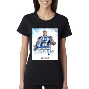 Nfl Marvel Quenton Nelson Indianapolis Colts 2022 Women Lady T-Shirt