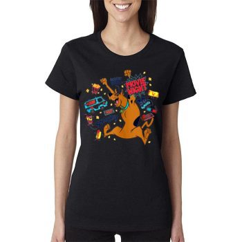Night Excitement Disney Inspired Cartoon Network Disney Scooby Doo Women Lady T-Shirt