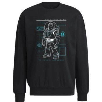 No Sign Of Intelligent Life Anywhere Toy Storylightyear Disney Pixar Schematics Unisex Sweatshirt