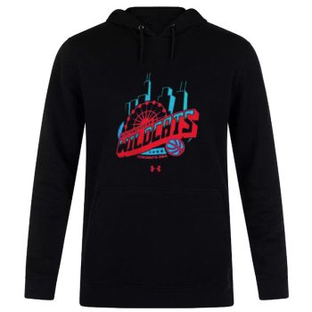 Northwestern Wildcats Under Armour Chicago Cityscape Champion Keough Naughton Unisex Pullover Hoodie