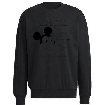 Not Licensed By The Walt Disney Company Unisex Sweatshirt