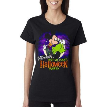 Not So Scary Mickey Mickey Mouse Halloween Women Lady T-Shirt