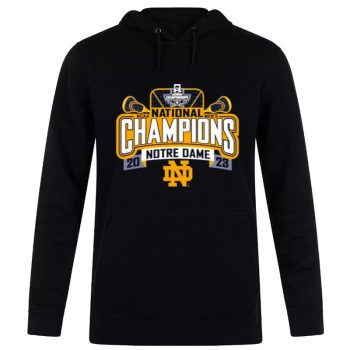Notre Dame 2023 NCAA Lacrosse National Champions Unisex Pullover Hoodie